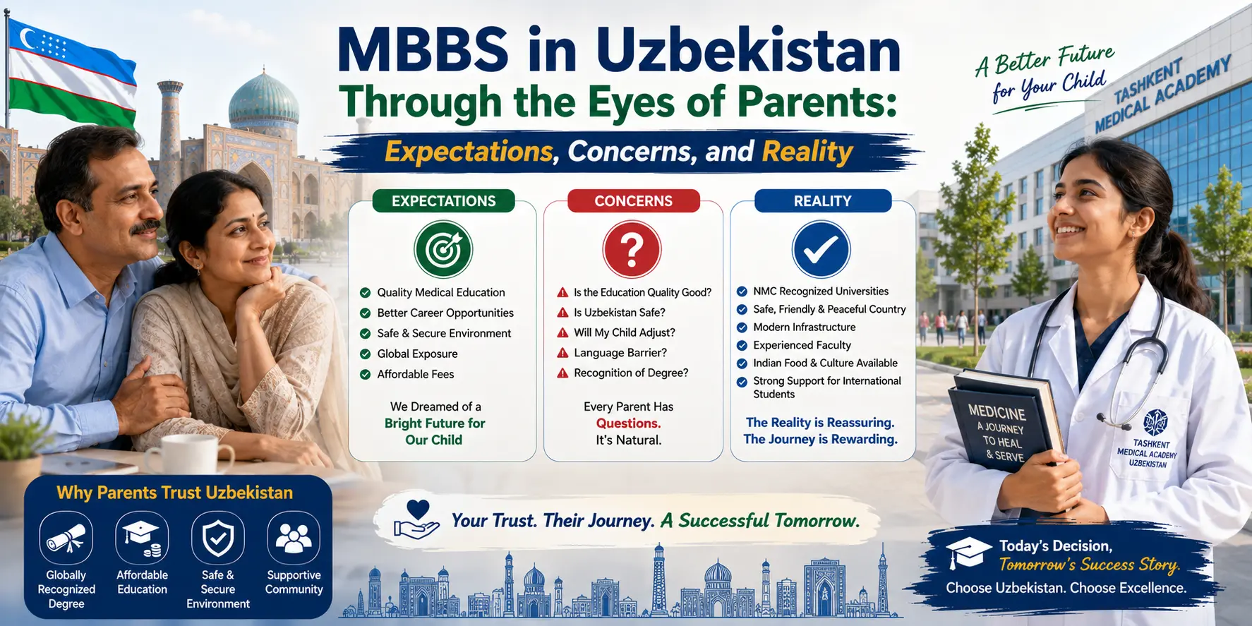 MBBS in Uzbekistan Through the Eyes of Parents: Expectations, Concerns, and Reality